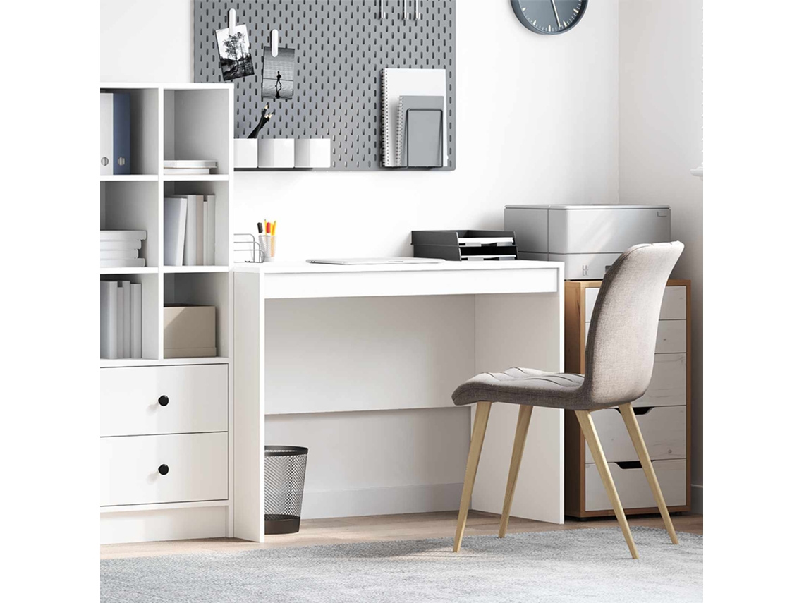 Vidaxl Mesa Branco 100 X 50 X 76 Cm