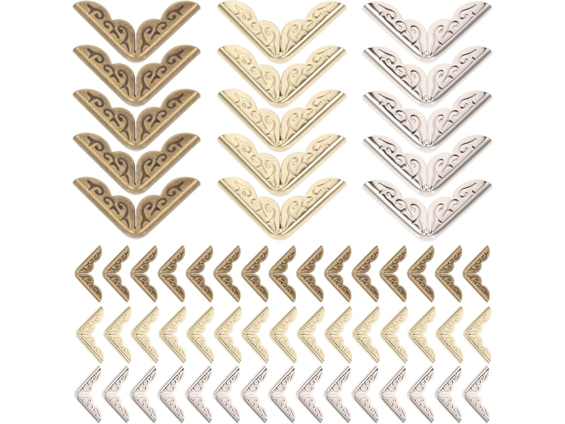 Moedas Proteção De Moedas Para Álbuns E Dossiês 60 Peças Em Metal Decoração Élégante Estilo Antigo Loisirs