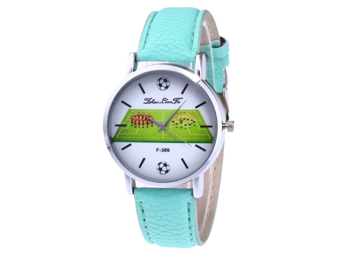 Reloj De Moda Deportivo Zhoulianfa F-389a Correa De Cuero Quartz Para Mujer