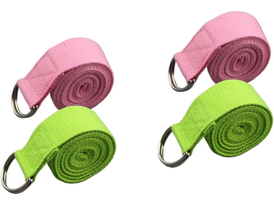 Vicasky Conjunto De 4-faixas Elásticas Para Exercícios Yoga, Elásticos E Alongamento, Antiderrapantes