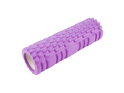 Laxiscreed Roller De Yoga Roxo Para Relaxamento E Alongamento Em Casa