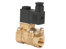 Válvula Solenoide Operada Por Piloto De 2 Puertos 2 Posiciones G1/2 Para Aire Aceite Agua (dc24v)