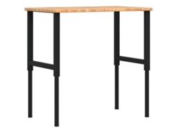 Bancada Retangular 100x60 cm Carvalho Castanho Claro MAISON EXCLUSIVE (71,5 98)