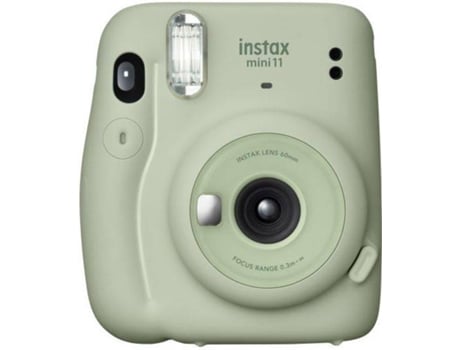 Máquina Fotográfica Instantânea FUJIFILM Instax Mini 11 (Verde- Obturação: 1/2-1/250 s - 2 x Pilhas AA LR6)
