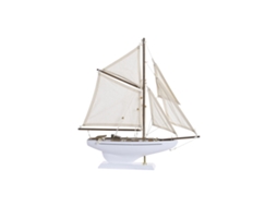 Barco Home Esprit Branco Castanho Mediterrâneo