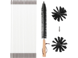 Kit De Limpeza Com Escova Nylon Flexível Iplusmile Para Secadora E Lareira, Ferramenta De Limpeza Com Hastes Flexíveis
