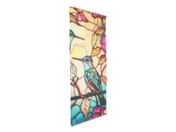Adesivo Removível Para Janela Com Aderência Estática, Estampa De Flores E Pássaros, Decoração Para Casa, Cores Sortidas, 100, 00 X 45, 00 Cm
