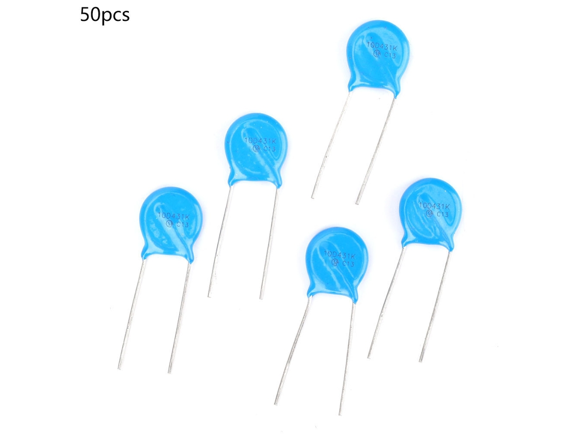 50 Varistores 10d431k 430v com S/MARCA