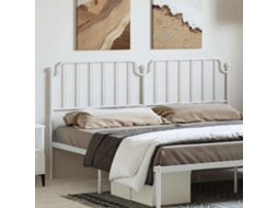Vidaxl Cabeceira De Substituição 180 Cm Metal Branco