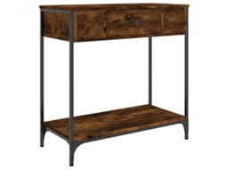 Console Table, Console Tables Vidaxl Marrom Madeira Processada (n/a)