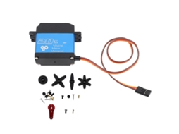 Mali servo Rc de Alta Torque 20kg com Engrenagem de Metal Programável para Carro Barco Robô Dc4.8‑6v