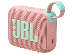 Coluna Bluetooth JBL GO 4 (Outlet Caixa Aberta - 7 W - Autonomia: 7 horas - Rosa)