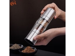 Moedor de Pimenta AQUAFORGE manual, aço inox, núcleo de cerâmica
