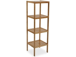 Prateleiras de Casa de Banho BIGBUY (Castanho - Bambú - 33 x 110 x 34 cm)