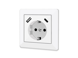 Tomada dupla IP66 à prova d'água, padrão britânico 250V 13A BRILVIBERA