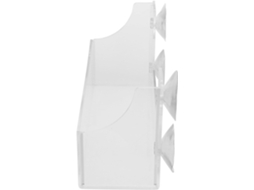 Suporte De Acrílico Com Ventosa Beaupretty Para Geladeira Pequena, Organizador Para Latas E Temperos, Prateleira De