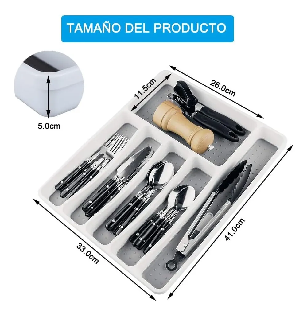Organizador De Gavetas Para Utensílios, Bandeja Para Cozinhavayotoy