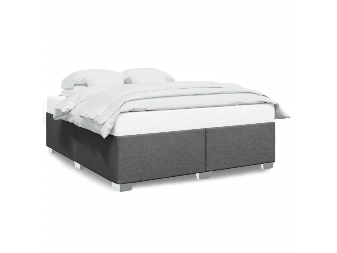Bed Frame, Bed Frames Vidaxl Cinzeto Tecido (180 X 200 Cm)