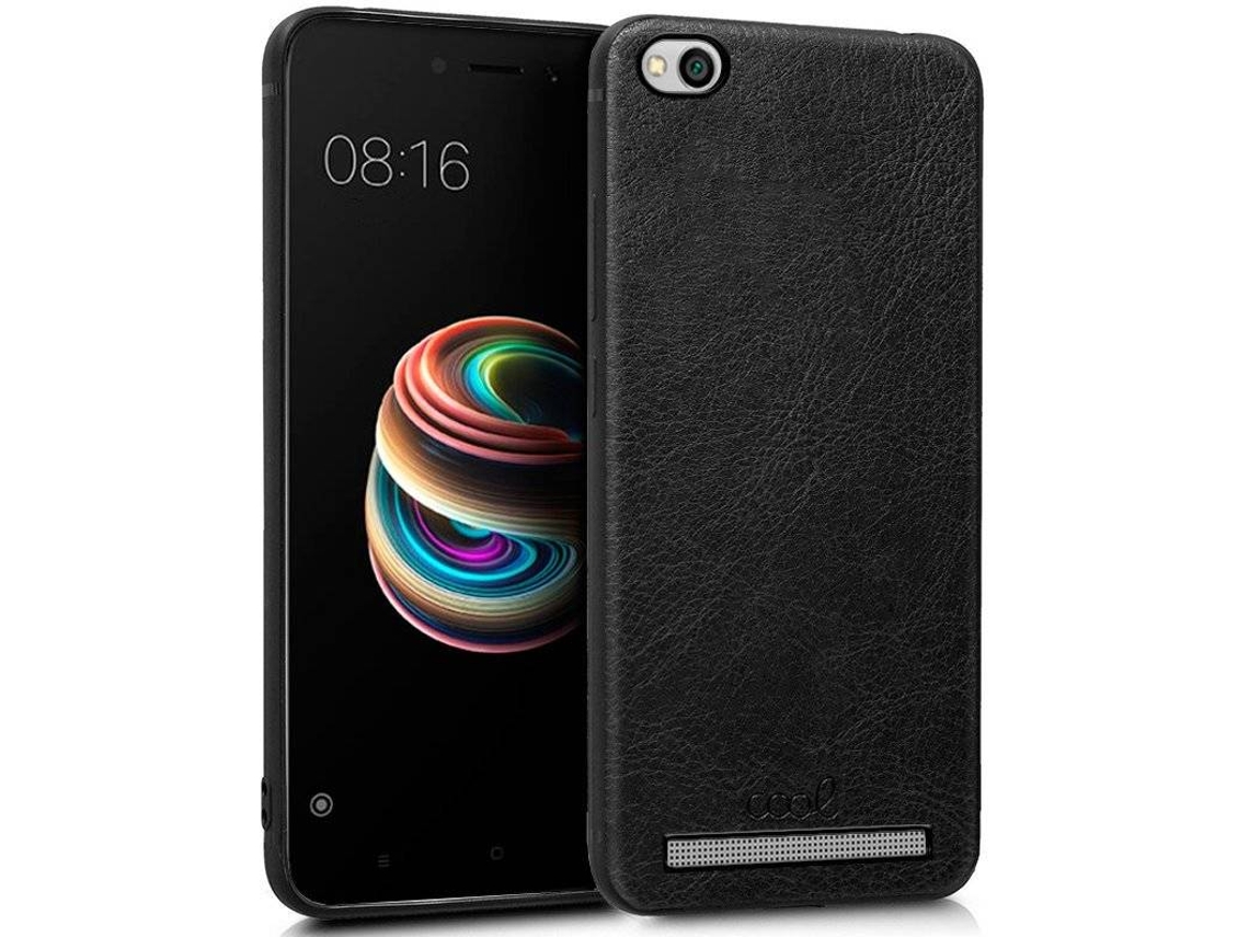 Capa Xiaomi Redmi 5A COOL Leather Preto