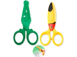 Tesoura Infantil de Plástico para Papel BRILVIBERA