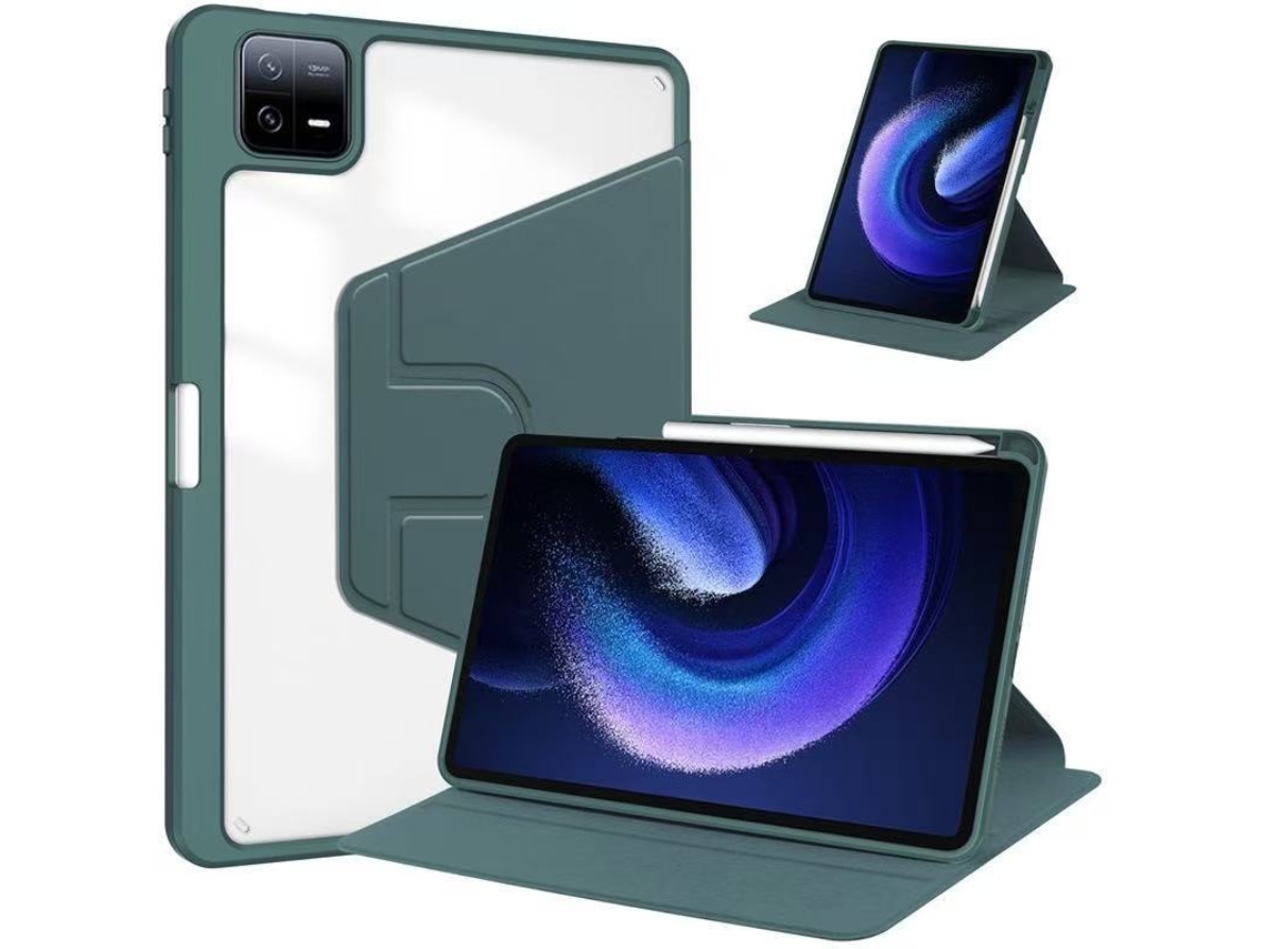 Tressino Capa Para Xiaomi Pad 6 11 Polegadas Com Proteção Total, Verde Escuro