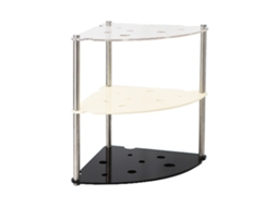 Rack de Armazenamento de Mesa 3 Camadas de Acrílico e Metal S/MARCA