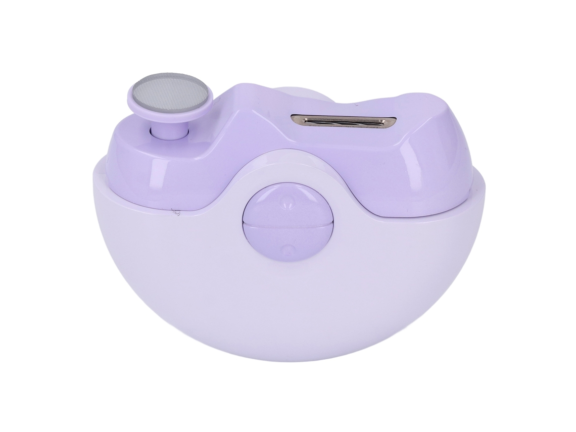 Primerox lixadeira de Unhas Elétrica Automática Anti pinch Usb Recarregável para Bebês Crianças Idosos Roxa