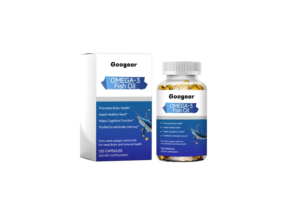 Óleo de Peixe Natural Googeer Saúde e Imunidade