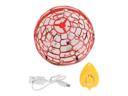 Business bola Voadora Spinner Drone Pequeno 120mah, Carregamento Usb, Seguro, Vermelho | S/MARCA