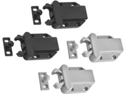 Hemobllo Conjunto De 4-travas Pressão Plástico Para Armários E Gavetas, Leves, Em Abs, Com Travamento Automático