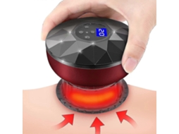 Conjunto De Ventosas Elétricas, Massageador A Vácuo, Conjunto De Terapia De Ventosas Elétricas Inteligente Com Luz Vermelha, Recarregável Por Usb