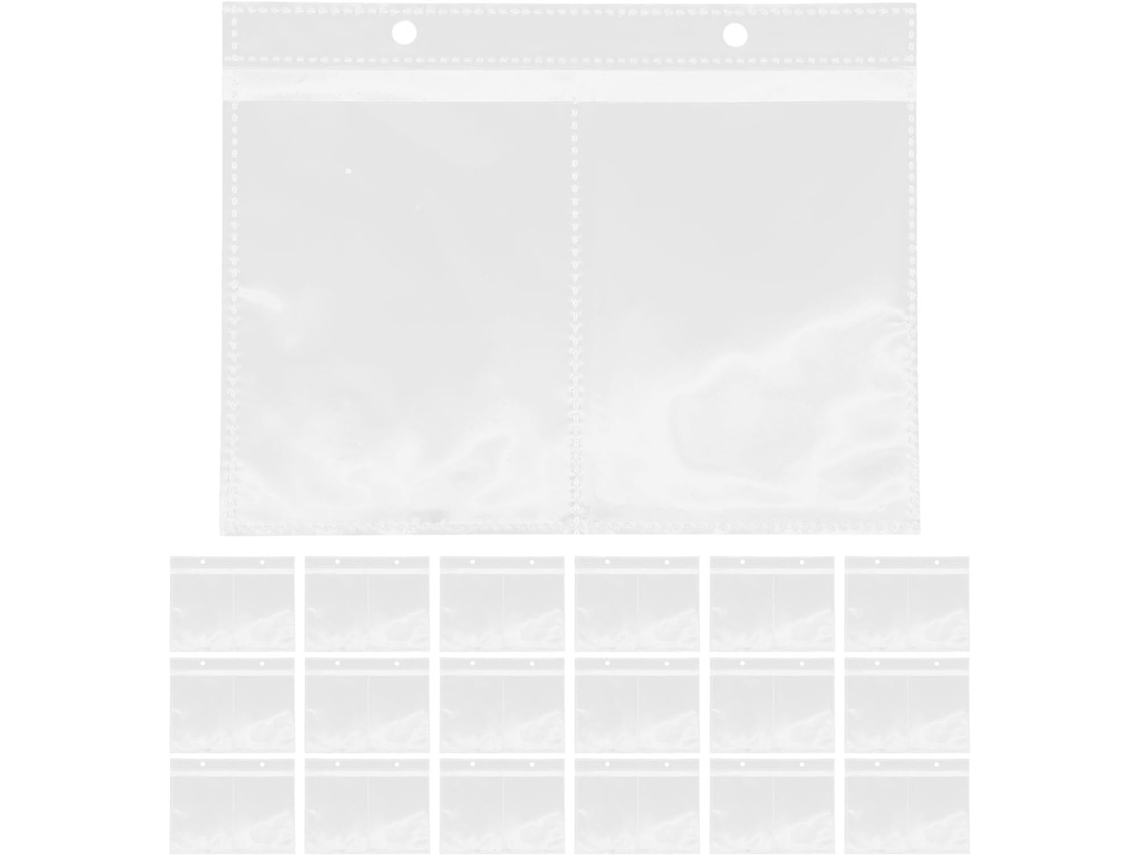 Stobaza 30 Peças Pochettes Plastiques Para Álbum De Fotos 4x6 - Páginas De Recarga A6 - Para Rangement Cartes
