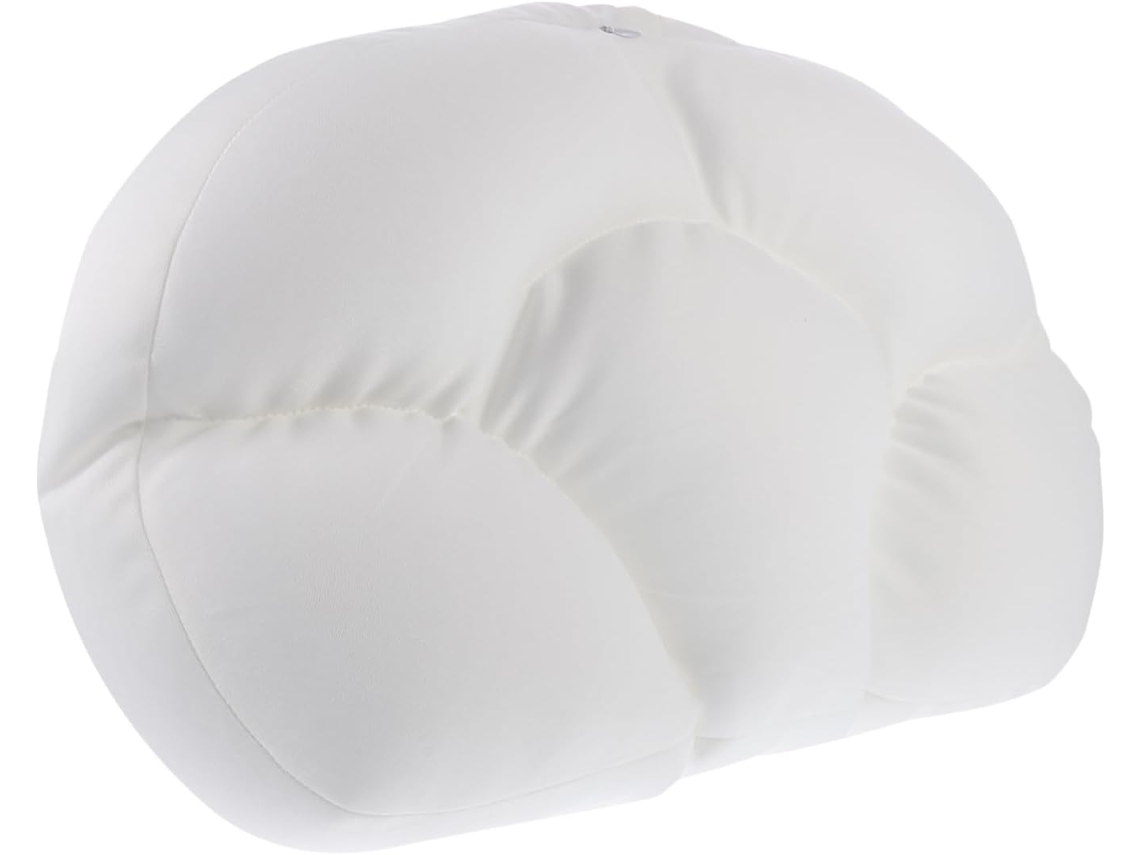 Travesseiro Lombar E Cervical Branco, 1 Unidade, Algodão, Estilo Simples.