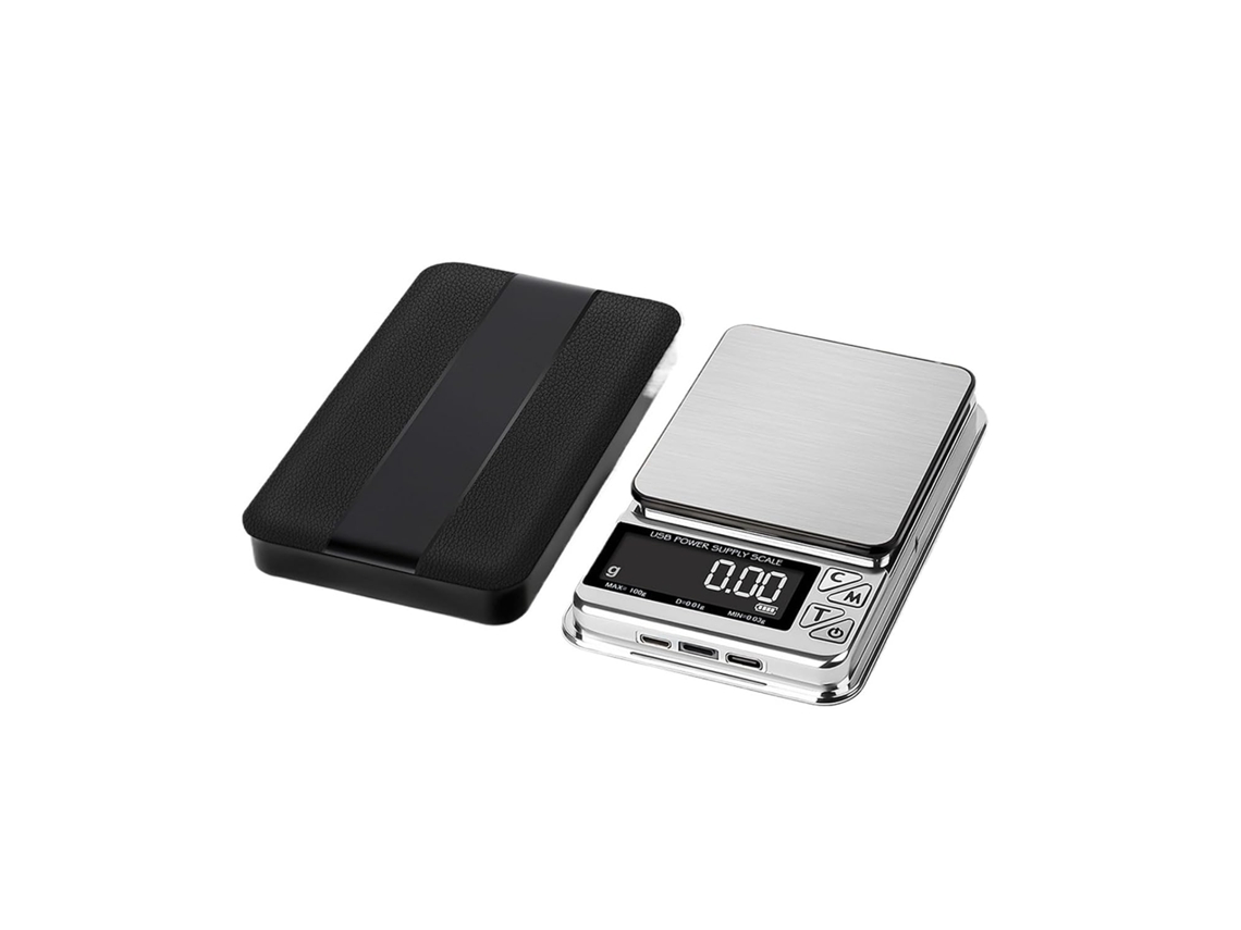 Balança De Cozinha Digital Em Aço Inoxidável Com Carregamento Usb