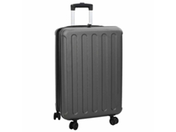 Vidaxl Mala Com Bloqueio Cinzento Escuro 43 X 27 X 66 Cm Plástico Abs