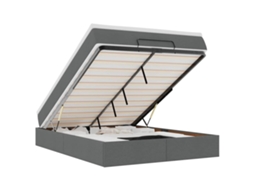 Ottoman Bed, Ottoman Beds Vidaxl Cinzeto Tecido (140 X 190 Cm)