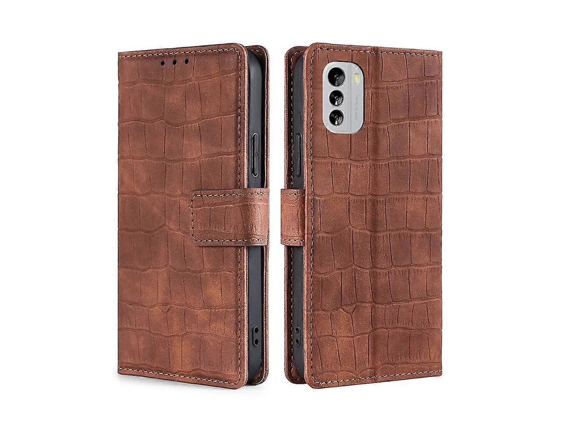 Capa De Couro Com Fecho Magnético E Sensação De Pele De Crocodilo Para Nokia G60 5g
