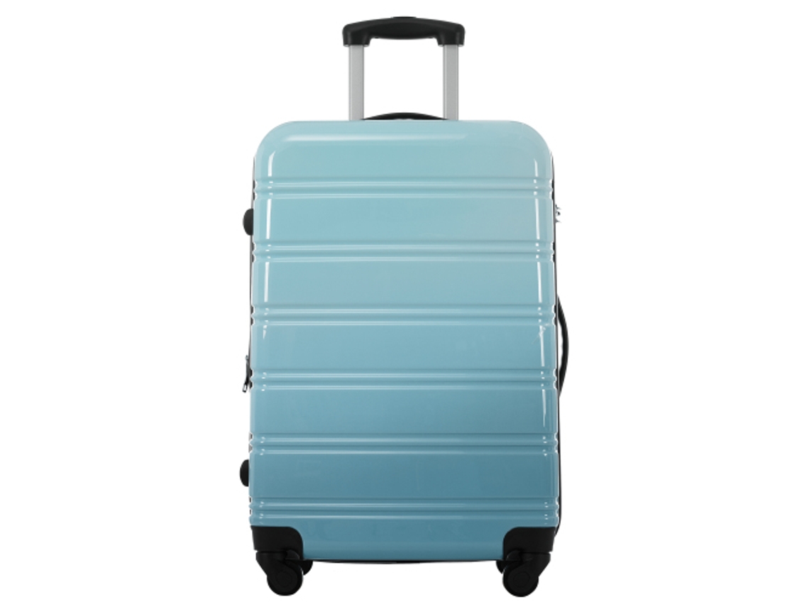 Mala de rodinhas rígida, bagagem de mão, 4 rodas, ABS, com trava de combinação, 41527559, azul Liptaptyn
