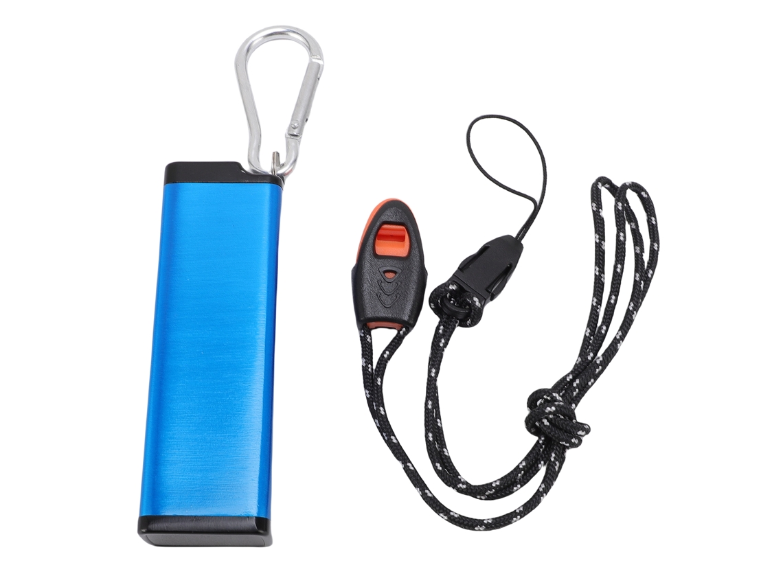 Contenedor De Almacenamiento Metal Multifuncional Aluminio Impermeable Sellado Para Camping Outdoor Azul