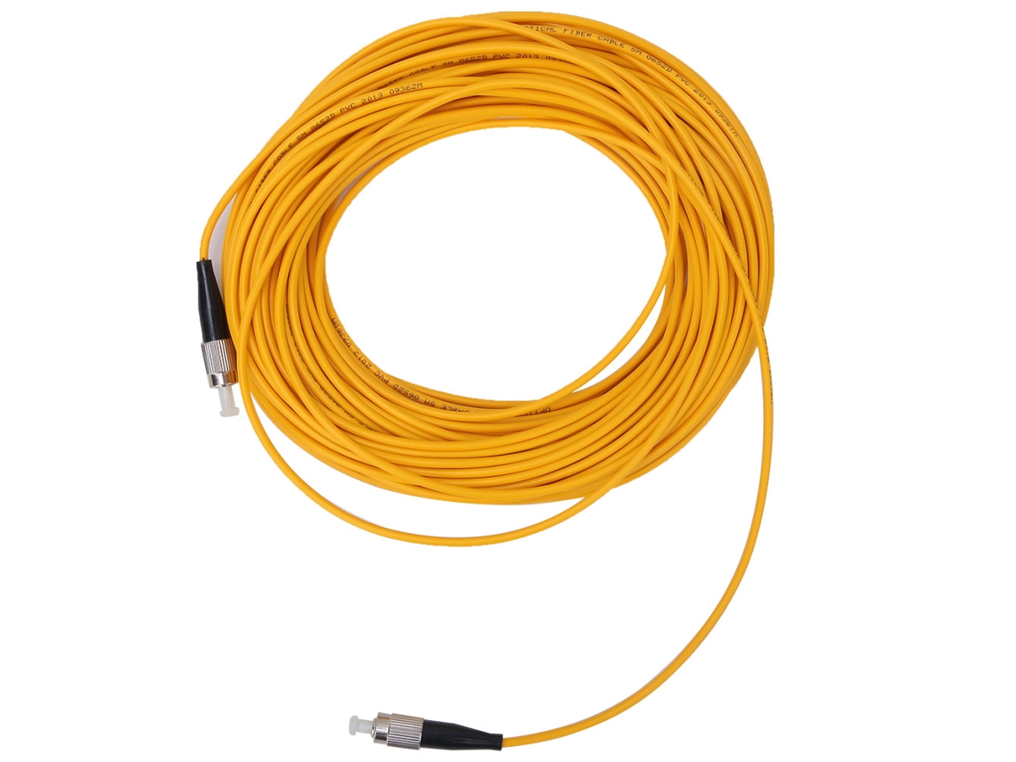 Laxiscreed Cabo De Fibra Ótica Monomodo De 20m Com Interface Fc/upc Para Redes Rápidas