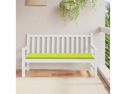 Vidaxl Almofadão P/ Banco De Jardim Tecido Oxford Verde Brilhante