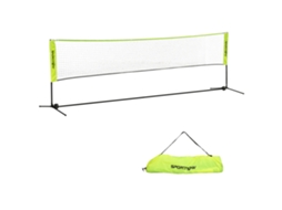 Rede de Badminton Dobrável LYYTUNG, Altura Ajustável 103-155cm, para Interior e Exterior, Inclui Bolsa de Transporte verde
