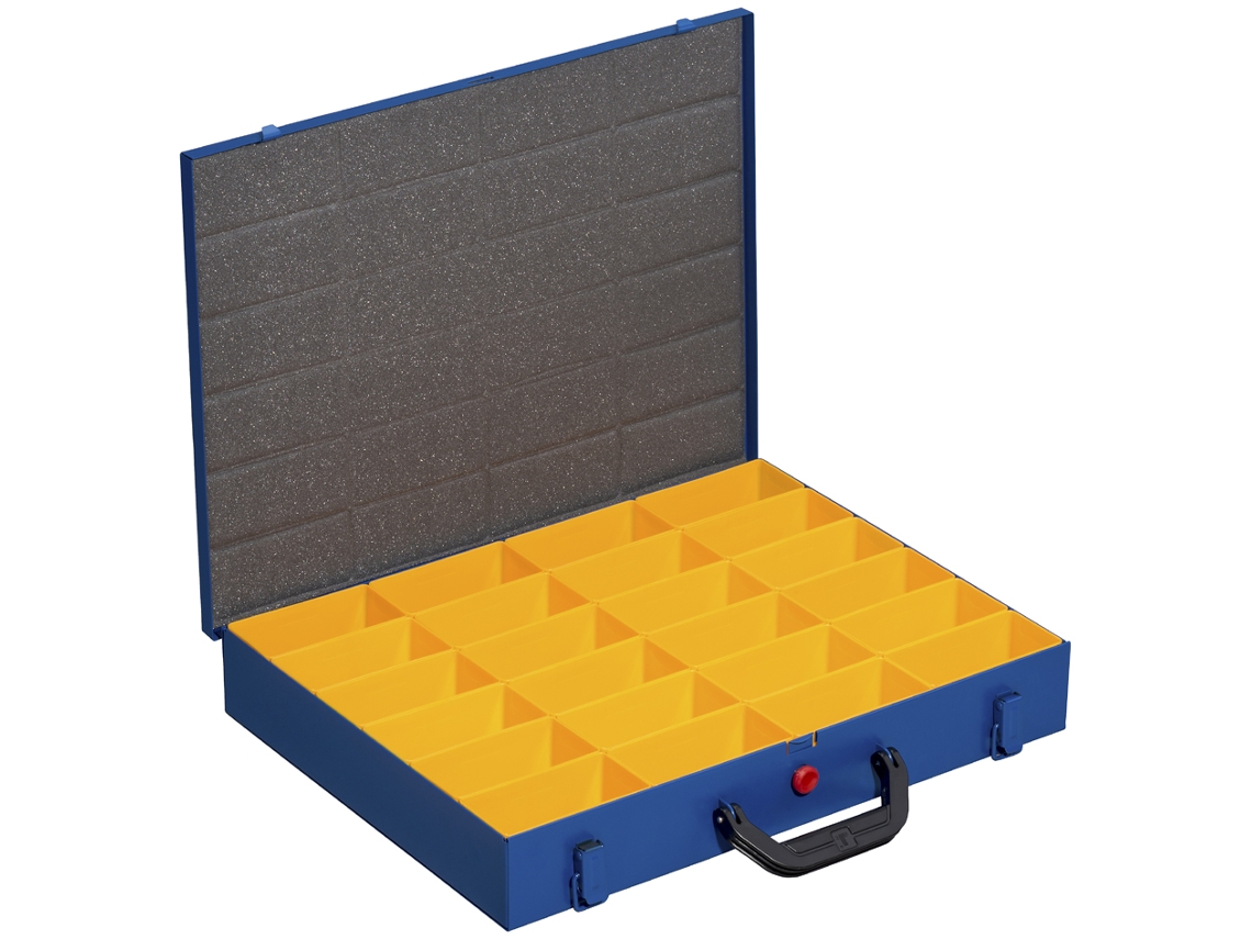 Caixa de Peças Pequenas de Metal ALLIT Europlus Pro M 44H-24 Azul