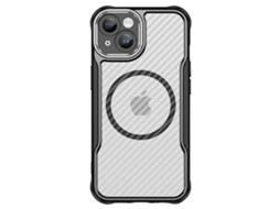 Capa Magsafe Antichoque Para Iphone 15 Avizar Preto