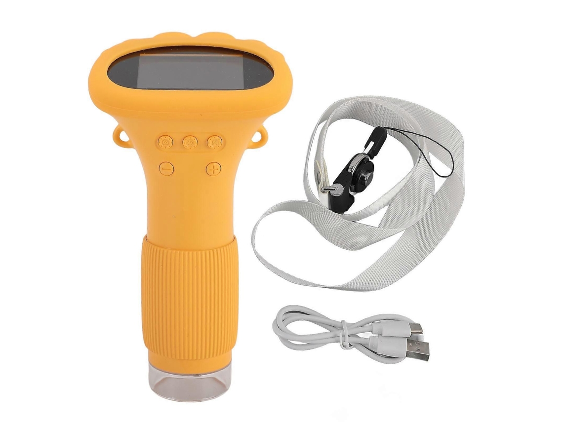 Microscópio Infantil Com Câmera, Tela Colorida Ips De 2 Polegadas E Ampliação De 1000x Com 8 Luzes Led, Microscópio Digital Portátil Para Criança