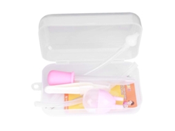 Mali 6pcs Aspirador Nasal Bebê Rosa Conjunto Ferramentas Cuidado Nariz Infantil