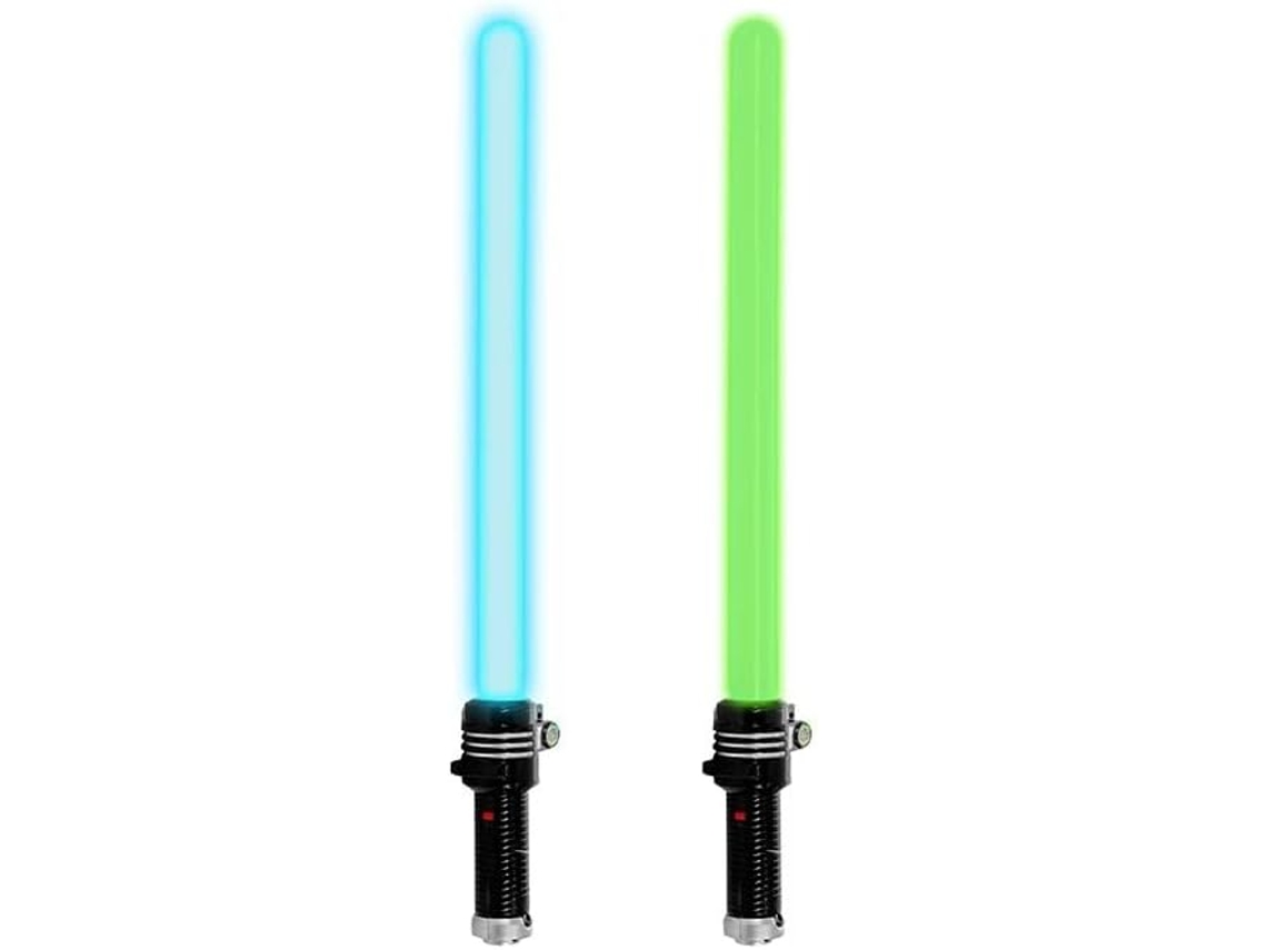 Kit 2 Espada Sabre De Luz Force Com Luz Forte E Som Gokoco