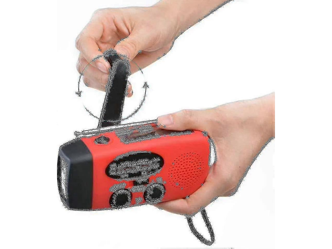 Rádio De Emergência, Lanterna Portátil Movida A Energia Solar Olysi Shop