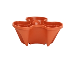 Vaso de flores Primerox 3D plástico para plantas e hortaliças
