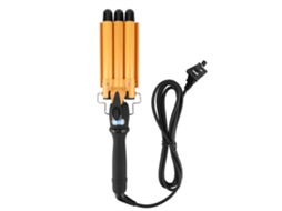 Chaveiro De Cabelo Profissional Com Três Barris 20mm Cerâmica Tourmalina Tela Lcd Ferro De Cachos Anti-choque